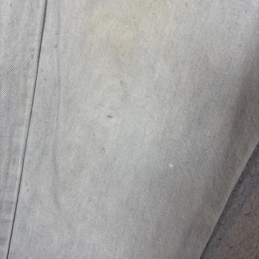 Vintage Levis 501 Jeans Mens Gray Straight Button Fly Made USA 32x29 (Tag 34x36)